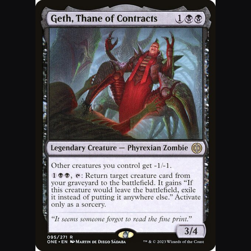 Geth Thane of Contracts - NM - No Foil - EN