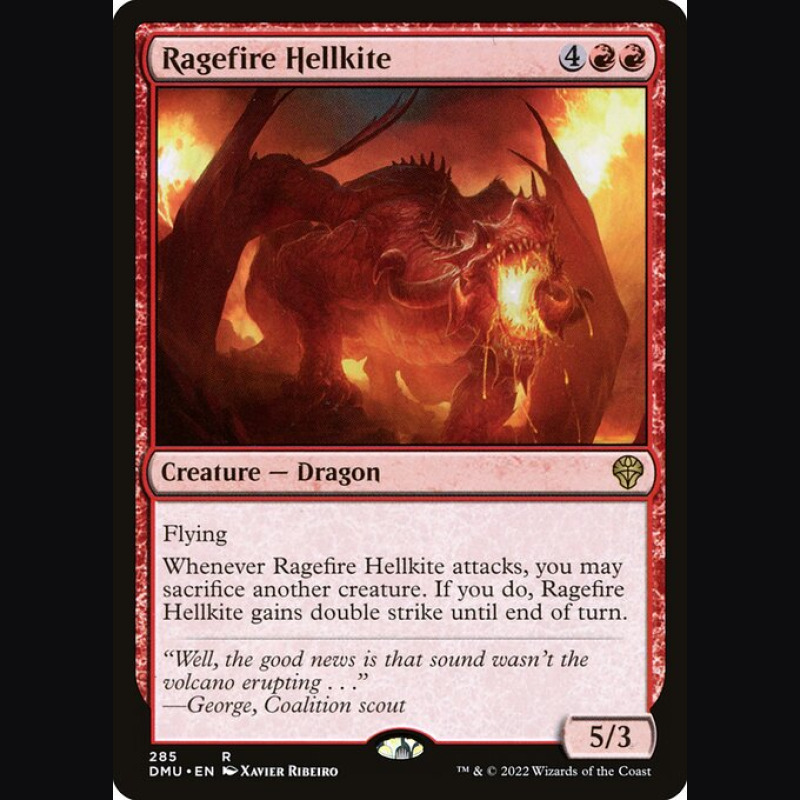 Ragefire Hellkite - NM - No Foil - ES
