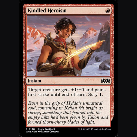 Kindled Heroism - NM - No Foil - EN