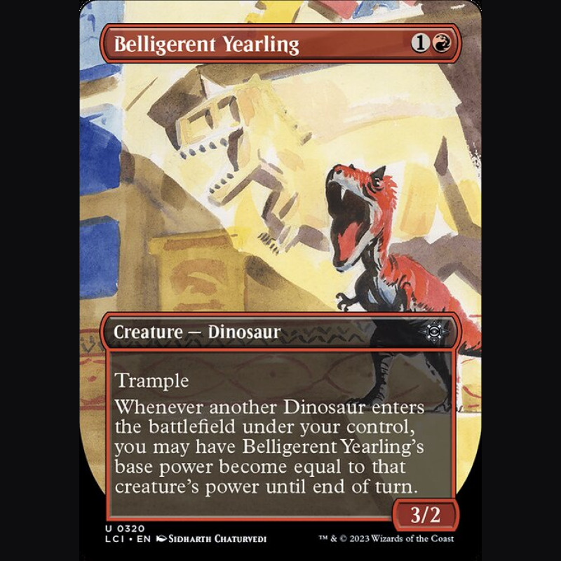 Belligerent Yearling - NM - No Foil - EN