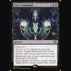 Gix's Command - NM - No Foil - EN