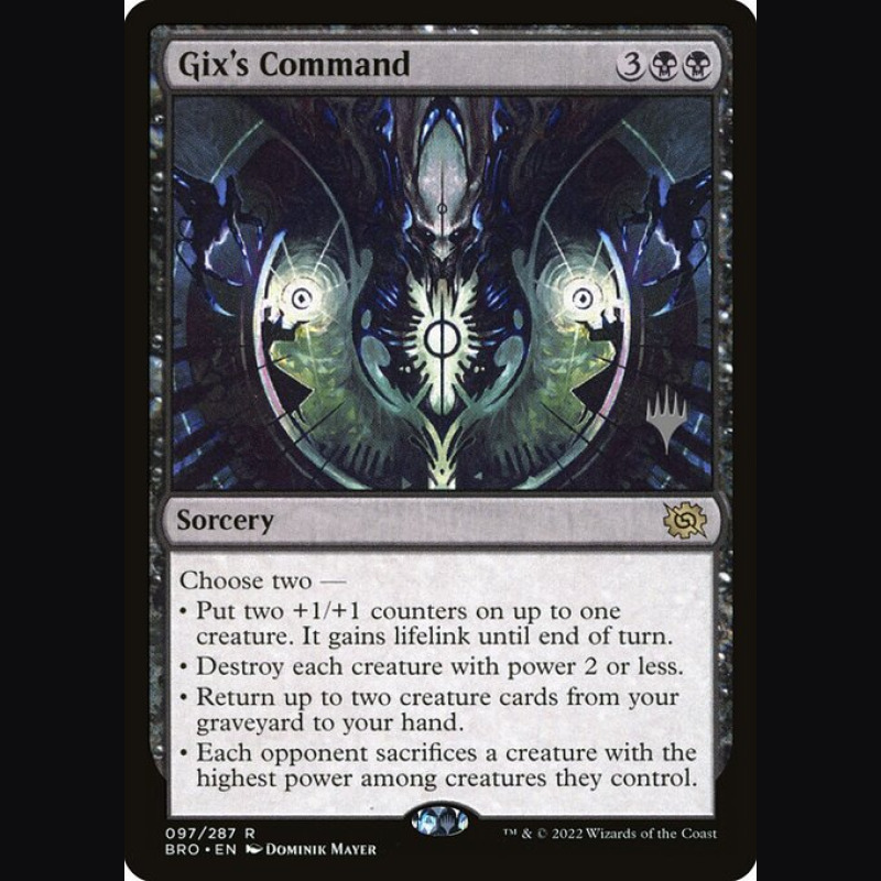 Gix's Command - NM - No Foil - EN