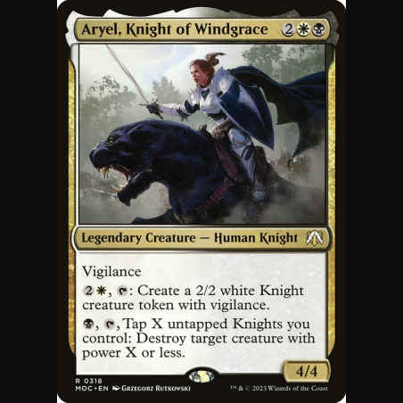 Aryel Knight of Windgrace - NM - No Foil - ES