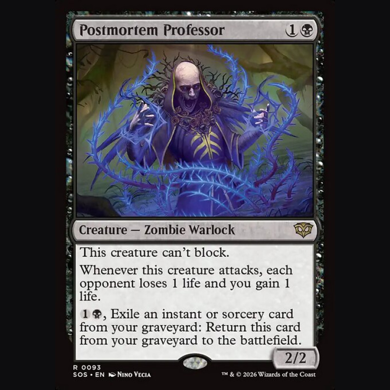 Postmortem Professor - NM - No Foil - EN