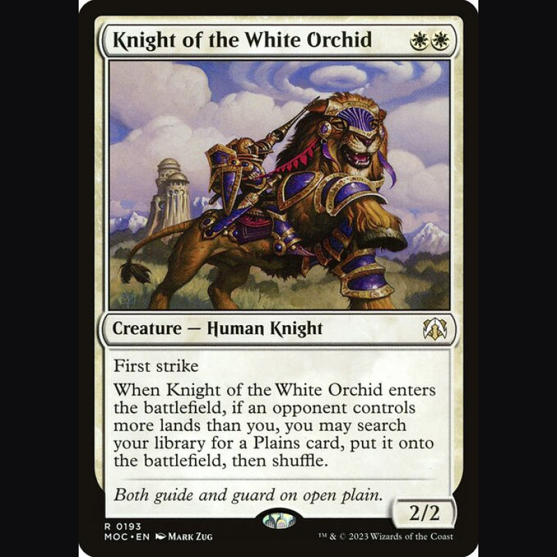 Knight of the White Orchid - NM - No Foil - ES