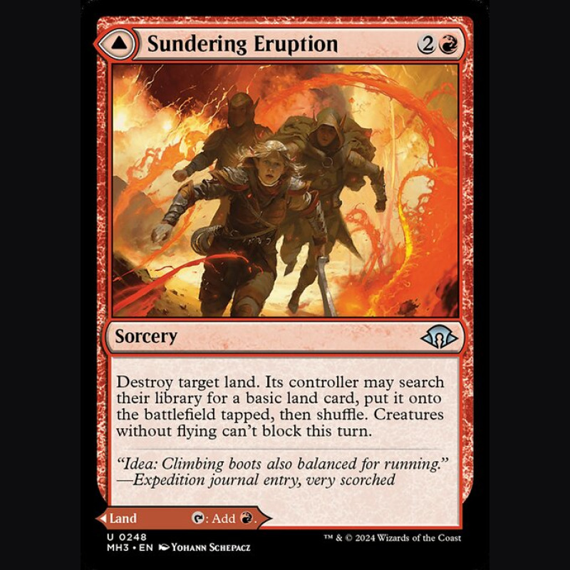 Sundering Eruption // Volcanic Fissure - NM - No Foil - FR