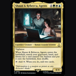 Shaun & Rebecca Agents - NM - No Foil - EN