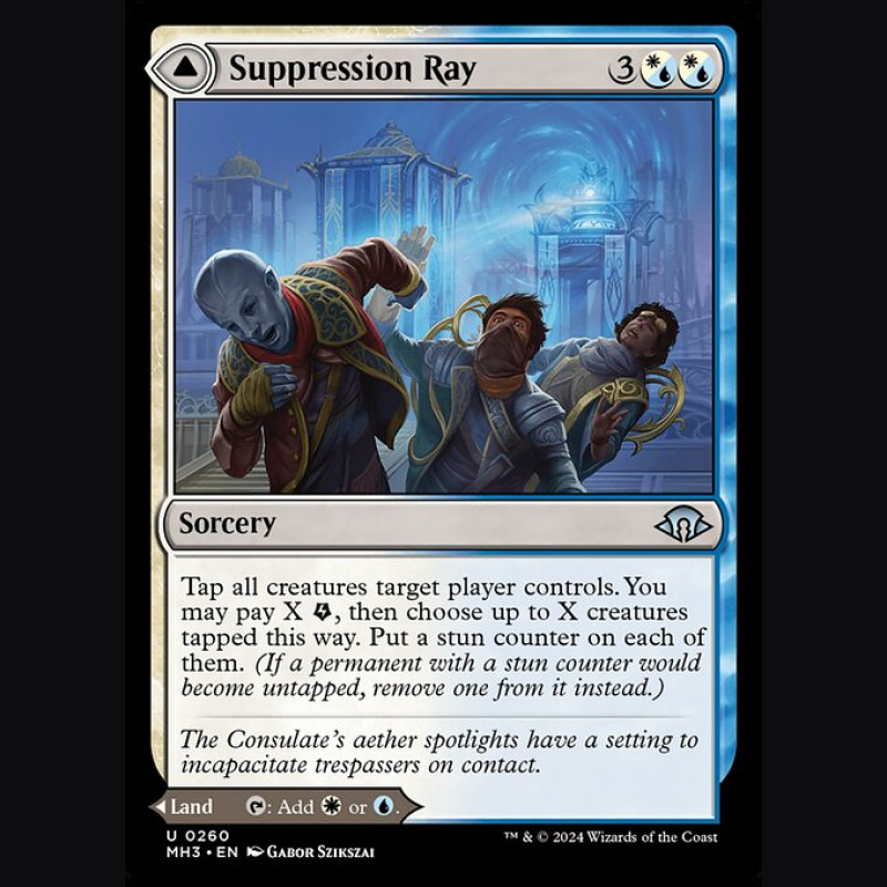 Suppression Ray // Orderly Plaza - NM - Foil - ES