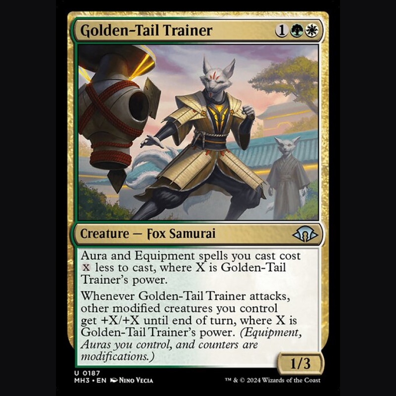 Golden-Tail Trainer - NM - Foil - EN