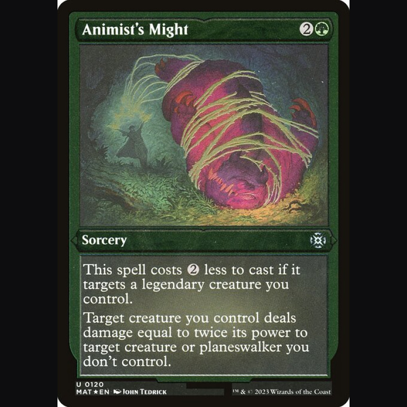 Animist's Might - NM - Etched Foil - EN