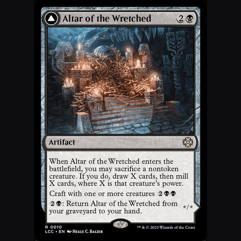 Altar of the Wretched // Wretched Bonemass - NM - No Foil - EN