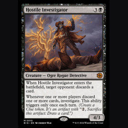 Hostile Investigator - NM - No Foil - ES