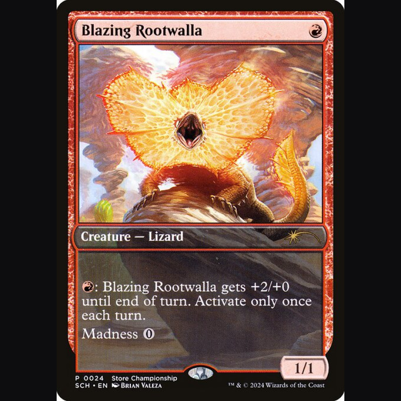 Blazing Rootwalla - NM - No Foil - EN