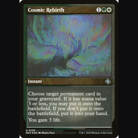 Cosmic Rebirth - NM - Etched Foil - EN