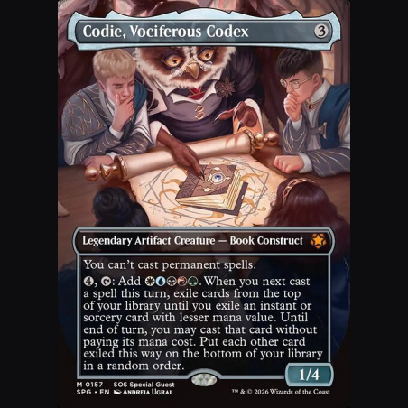 Codie Vociferous Codex - NM - No Foil - ES