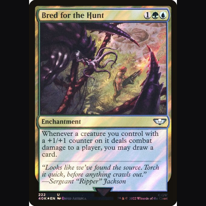 Bred for the Hunt - NM - Surge Foil - ES