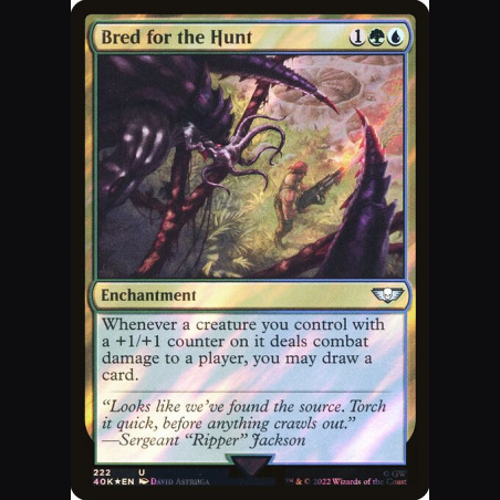 Bred for the Hunt - NM - Surge Foil - ES