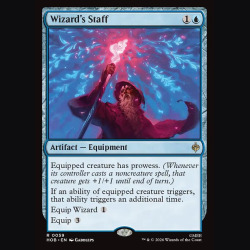Wizard's Staff - NM - No Foil - ES