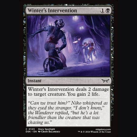 Winter's Intervention - NM - No Foil - ES