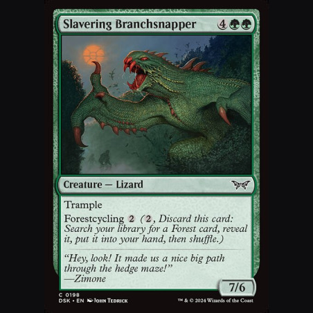 Slavering Branchsnapper - NM - No Foil - ES