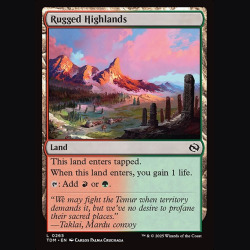 Rugged Highlands - NM - No Foil - ES