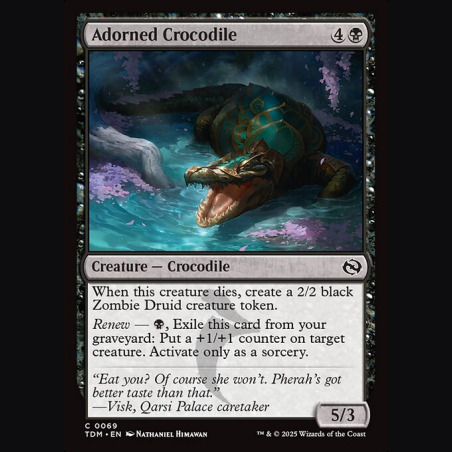 Adorned Crocodile - NM - No Foil - ES