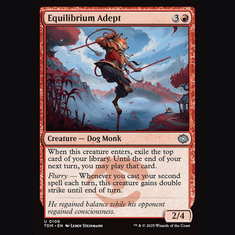 Equilibrium Adept - NM - No Foil - ES