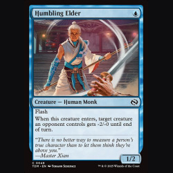 Humbling Elder - NM - Foil - ES