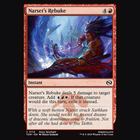 Narset's Rebuke - NM - No Foil - ES