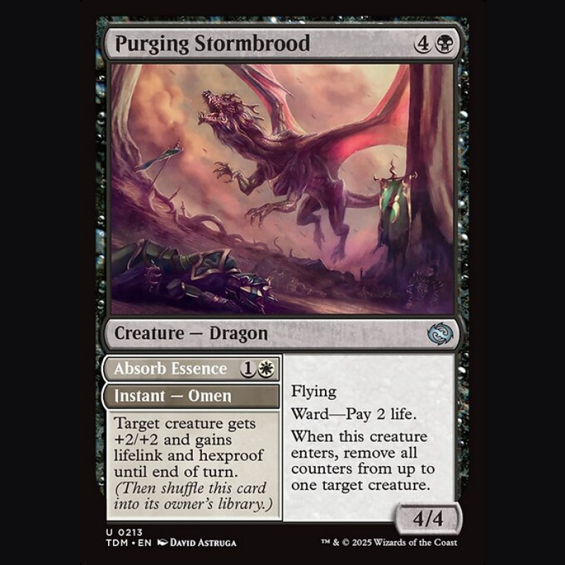 Purging Stormbrood // Absorb Essence - NM - No Foil - ES