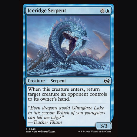 Iceridge Serpent - NM - No Foil - ES