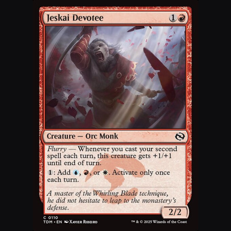 Jeskai Devotee - NM - No Foil - ES