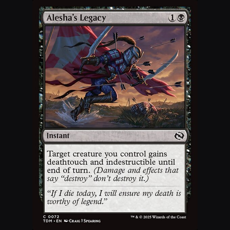 Alesha's Legacy - NM - No Foil - ES
