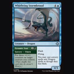 Whirlwing Stormbrood // Dynamic Soar - NM - Foil - ES
