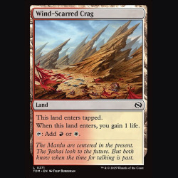 Wind-Scarred Crag - NM - No Foil - EN