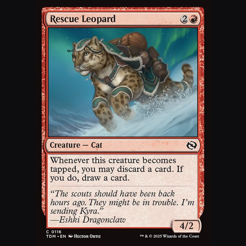 Rescue Leopard - NM - No Foil - EN