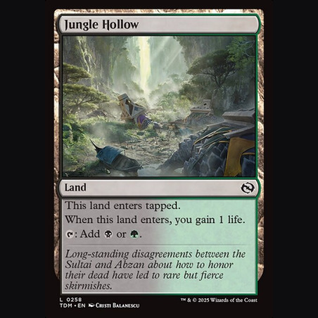 Jungle Hollow - NM - No Foil - EN