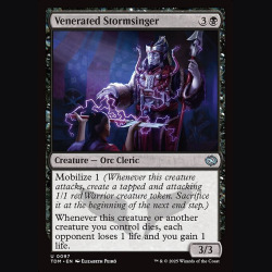 Venerated Stormsinger - NM - No Foil - EN