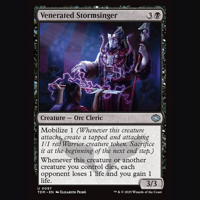 Venerated Stormsinger - NM - No Foil - EN