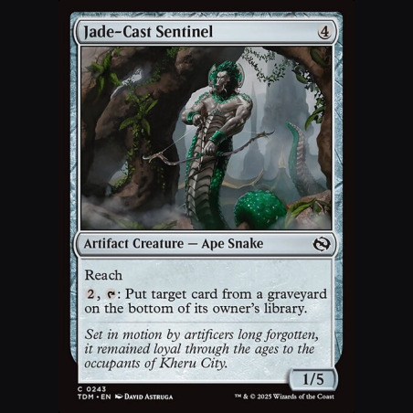 Jade-Cast Sentinel - NM - Foil - EN