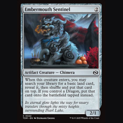 Embermouth Sentinel - NM - Foil - EN