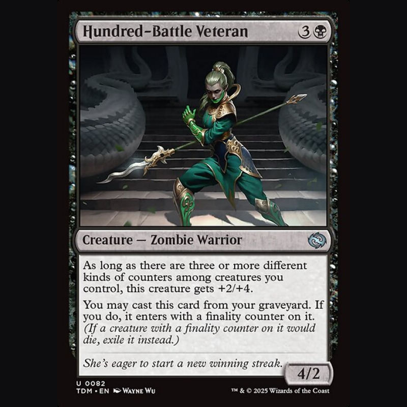 Hundred-Battle Veteran - NM - No Foil - EN