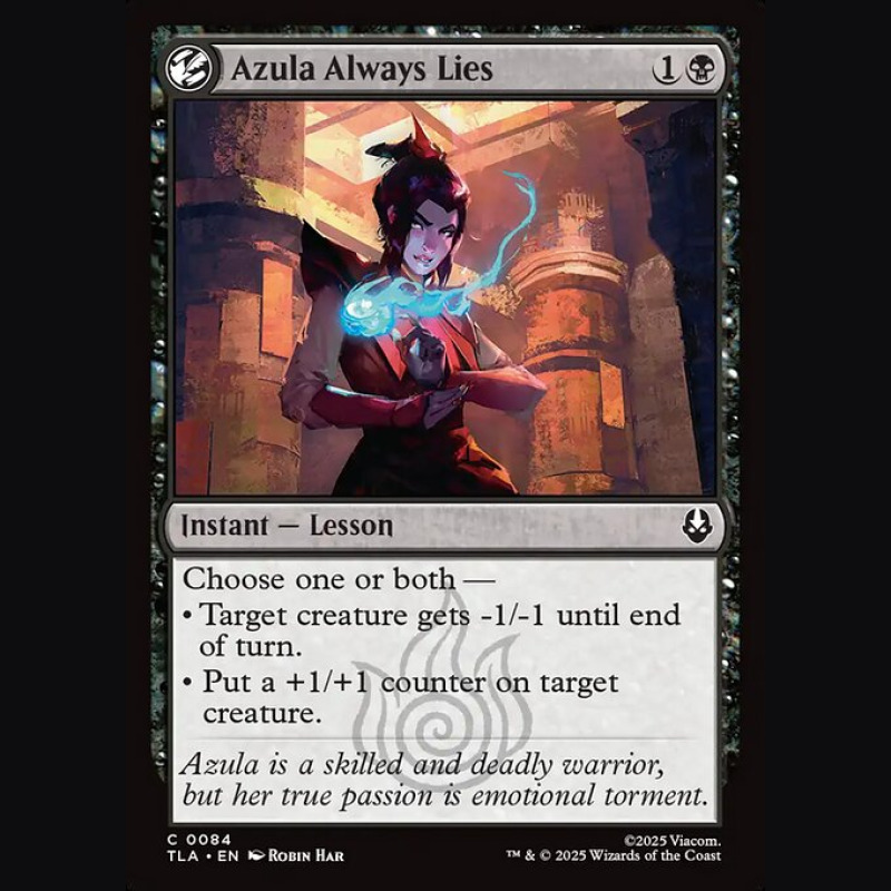 Azula Always Lies - NM - No Foil - ES
