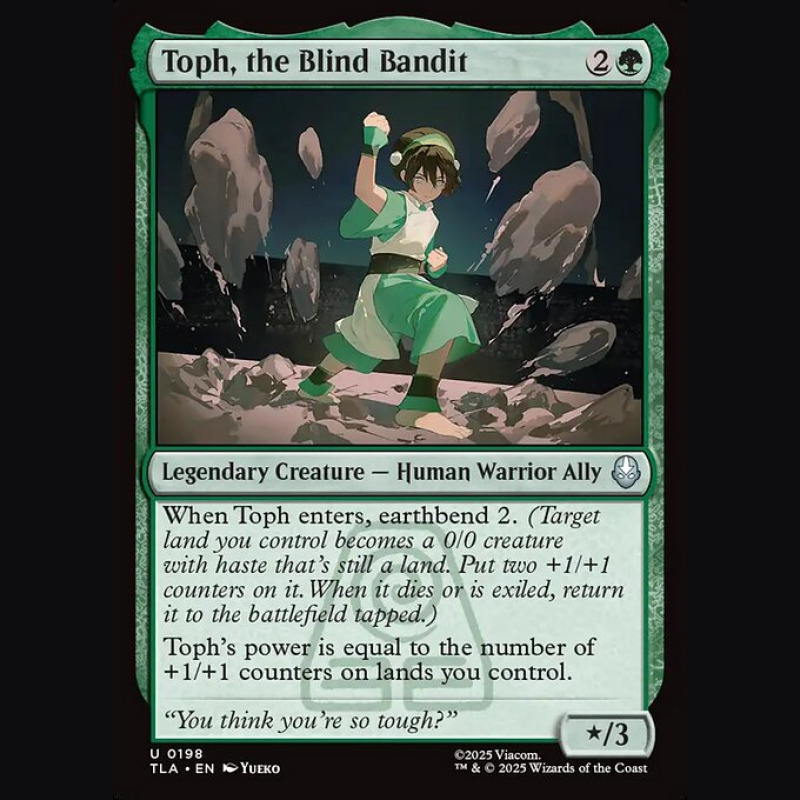 Toph the Blind Bandit - NM - No Foil - ES