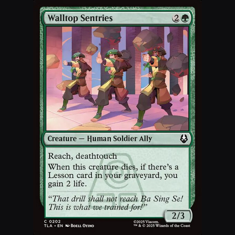 Walltop Sentries - NM - No Foil - ES