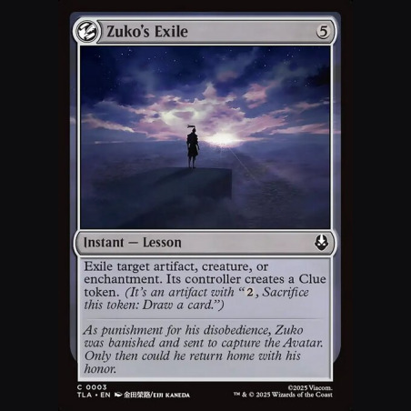 Zuko's Exile - NM - No Foil - ES