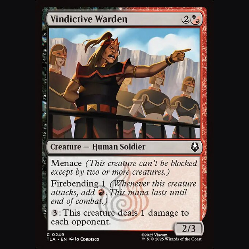 Vindictive Warden - NM - Foil - ES