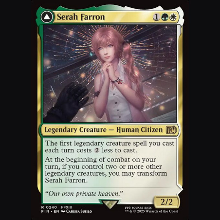 Serah Farron // Crystallized Serah - NM - Foil - EN