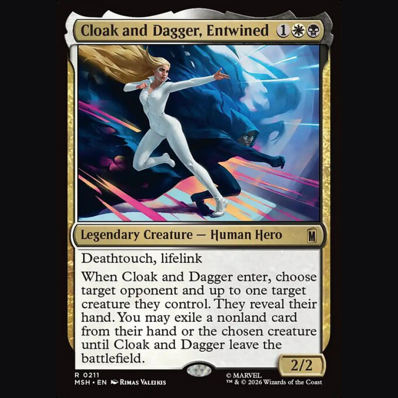 Cloak and Dagger Entwined - NM - No Foil - ES