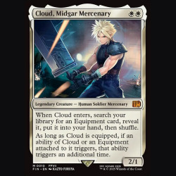 Cloud Midgar Mercenary - NM - No Foil - ES